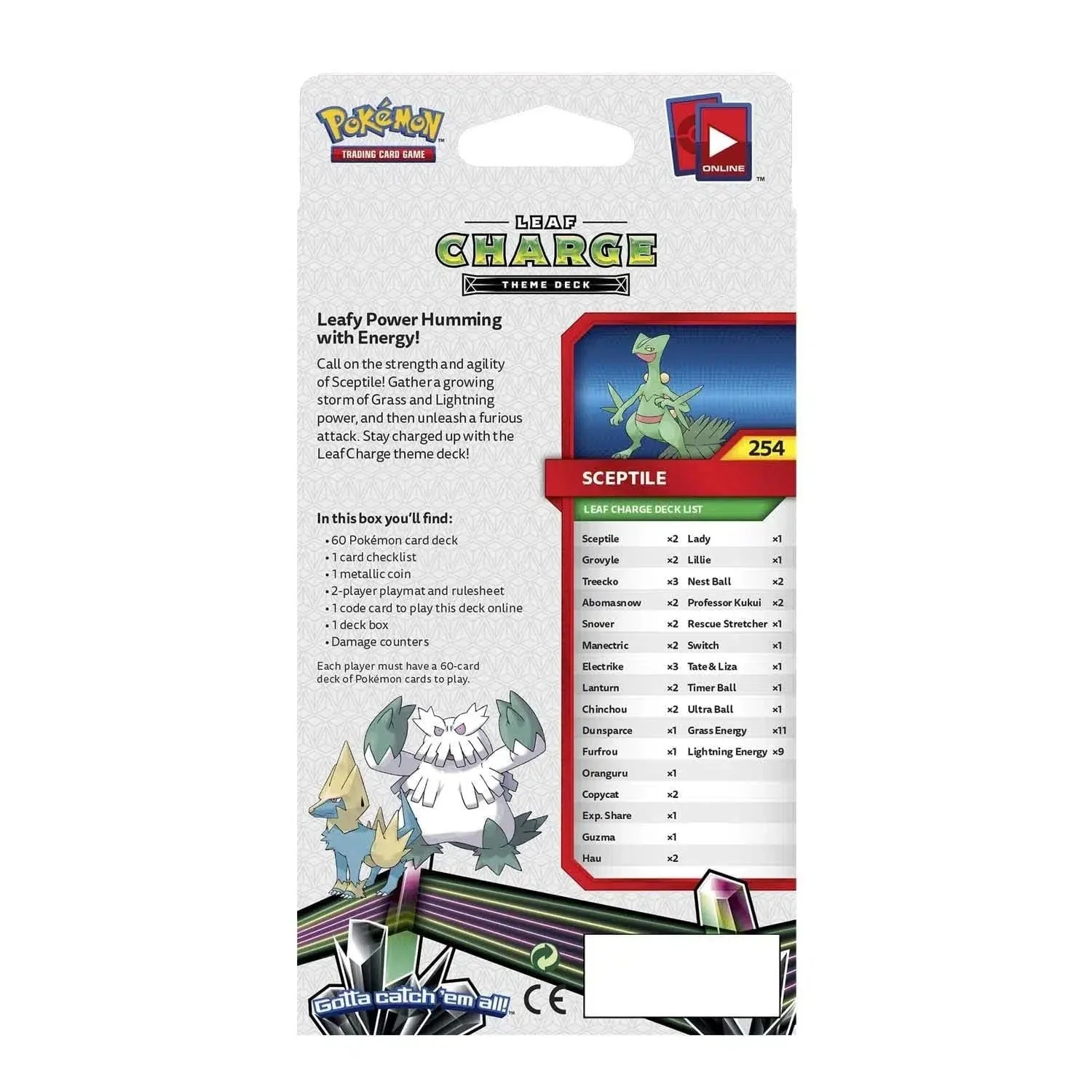 Pokémon TCG [Sun & Moon: Celestial Storm] - Leaf Charge Theme Deck (Sceptile) - Image 2