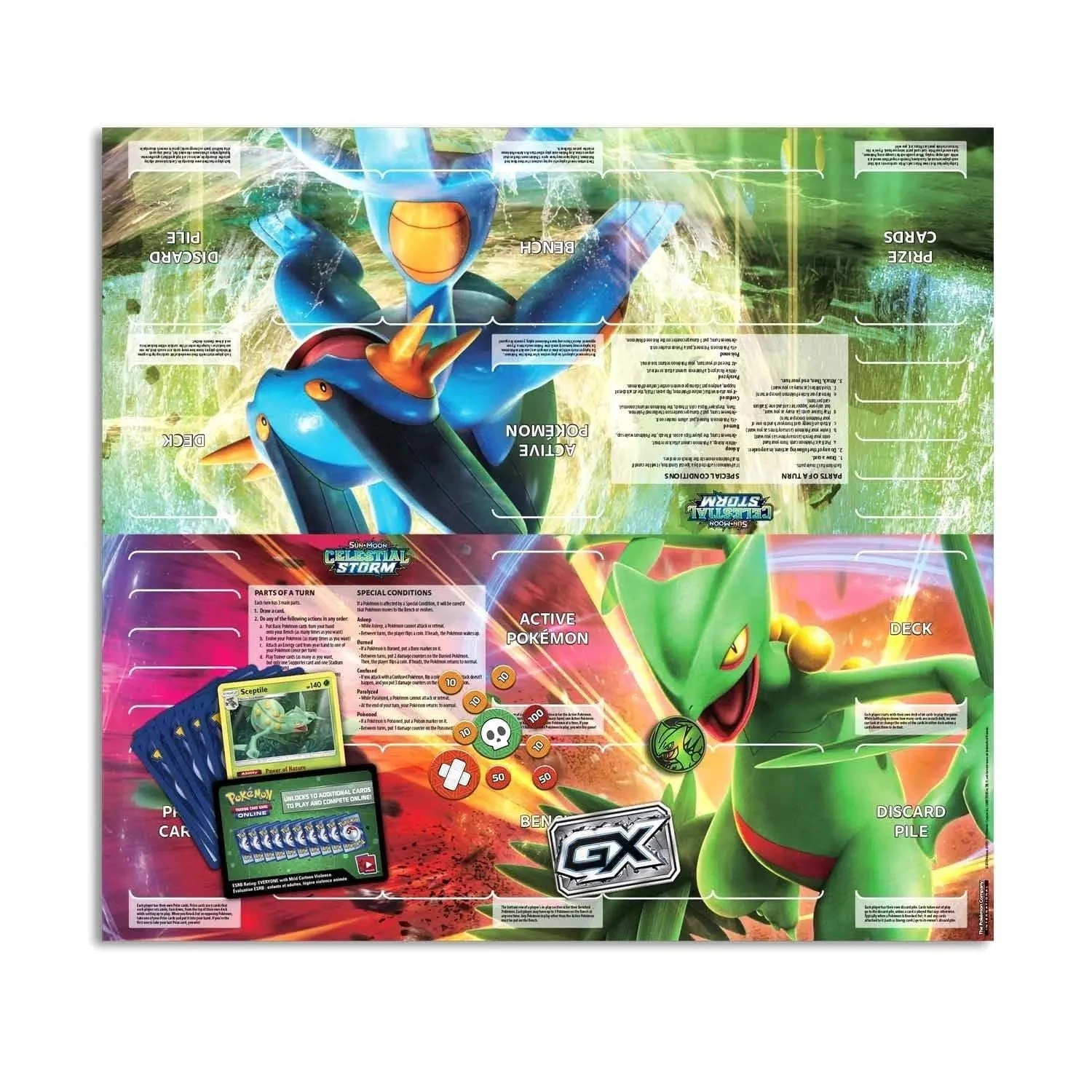 Pokémon TCG [Sun & Moon: Celestial Storm] - Leaf Charge Theme Deck (Sceptile) - Image 5