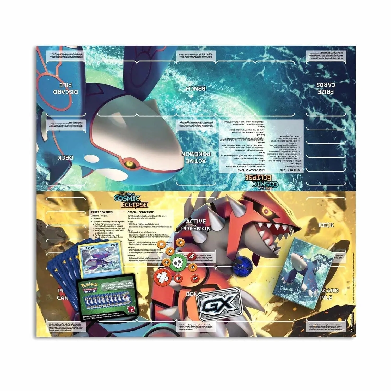 Pokémon TCG [Sun & Moon: Cosmic Eclipse] - Unseen Depths Theme Deck (Kyogre) - Image 5