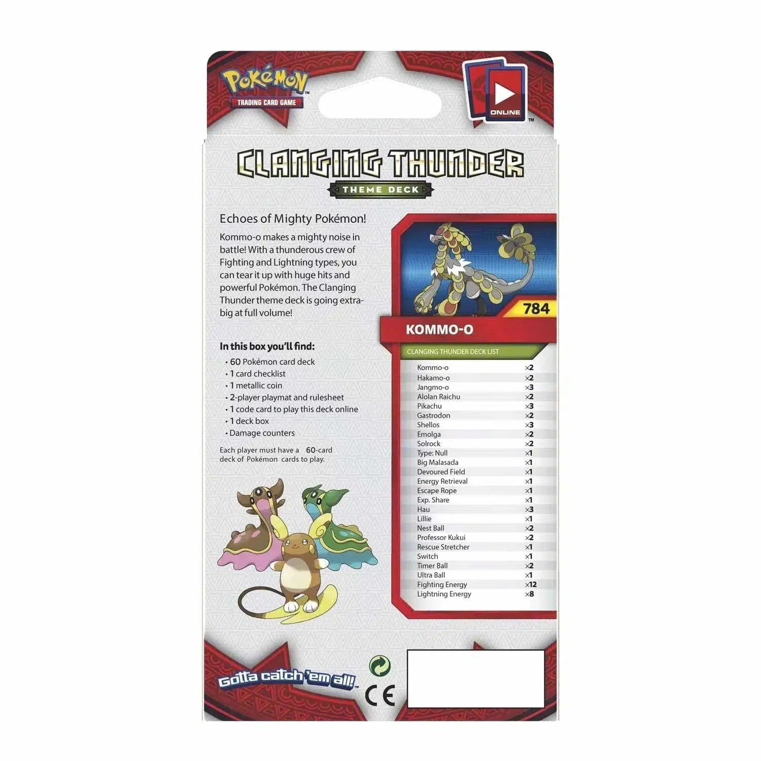 Pokémon TCG [Sun & Moon: Crimson Invasion] - Clanging Thunder Theme Deck (Kommo-o) - Image 2