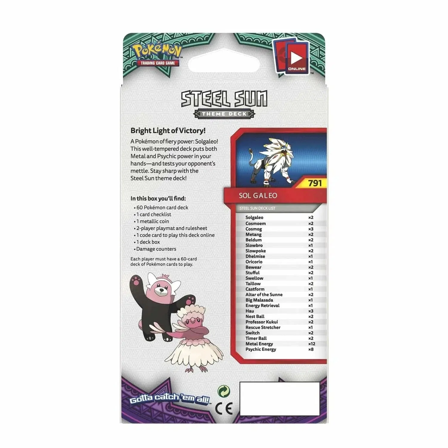 Pokémon TCG [Sun & Moon: Guardians Rising] - Steel Sun Theme Deck (Solgaleo) - Image 2