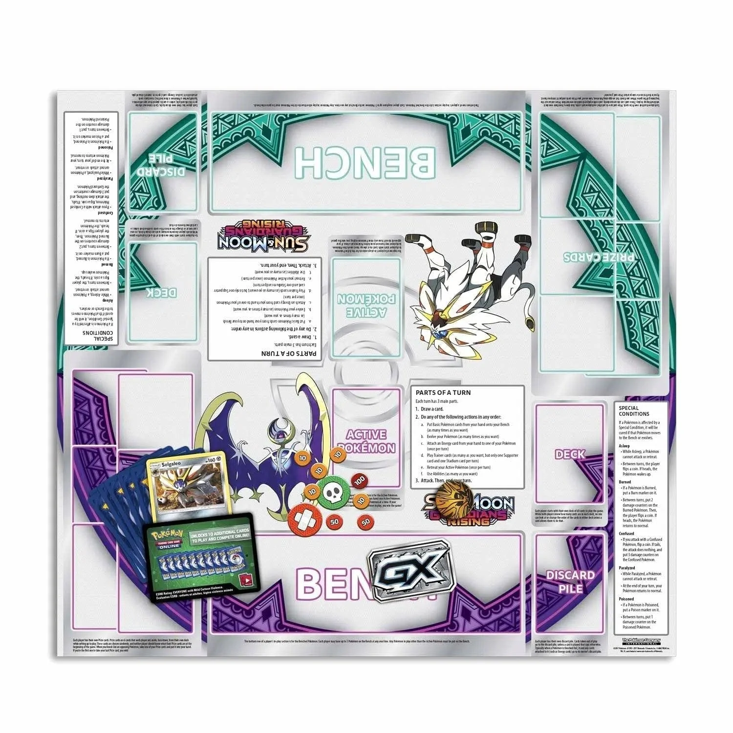 Pokémon TCG [Sun & Moon: Guardians Rising] - Steel Sun Theme Deck (Solgaleo) - Image 5