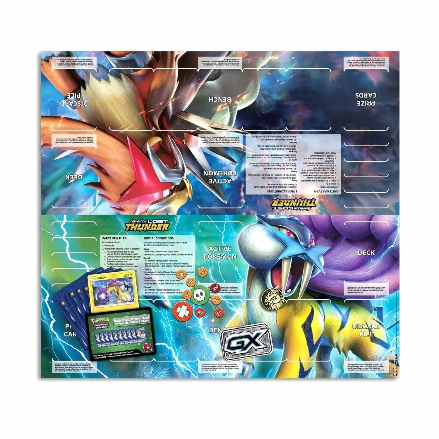 Pokémon TCG [Sun & Moon: Lost Thunder] - Storm Caller Theme Deck (Raikou) - Image 5