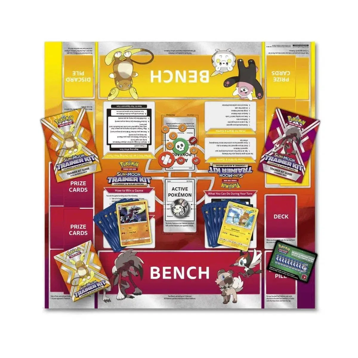 Pokémon TCG [Sun & Moon] - Lycanroc & Alolan Raichu Trainer Kit (Theme Decks) - Image 3