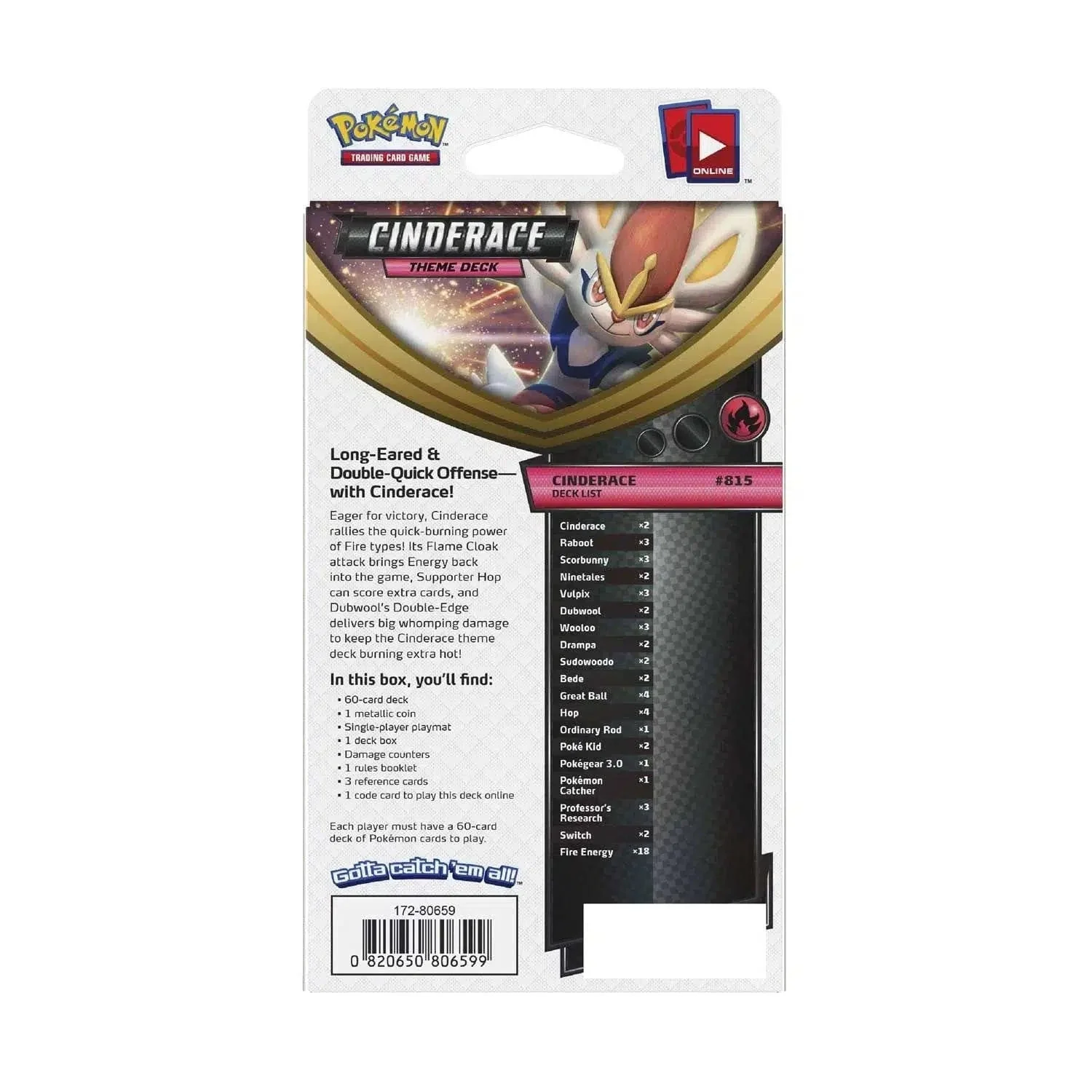 Pokémon TCG [Sword & Shield] - Cinderace Theme Deck - Image 2