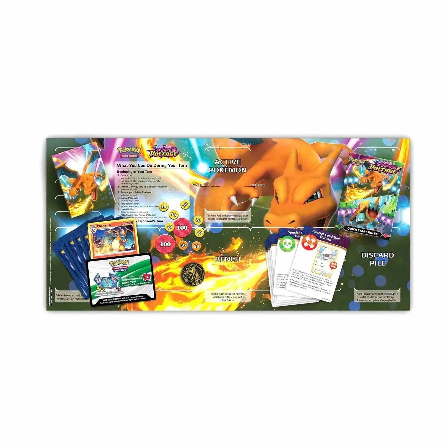 Pokémon TCG [Sword & Shield: Vivid Voltage] - Charizard Theme Deck - Image 5