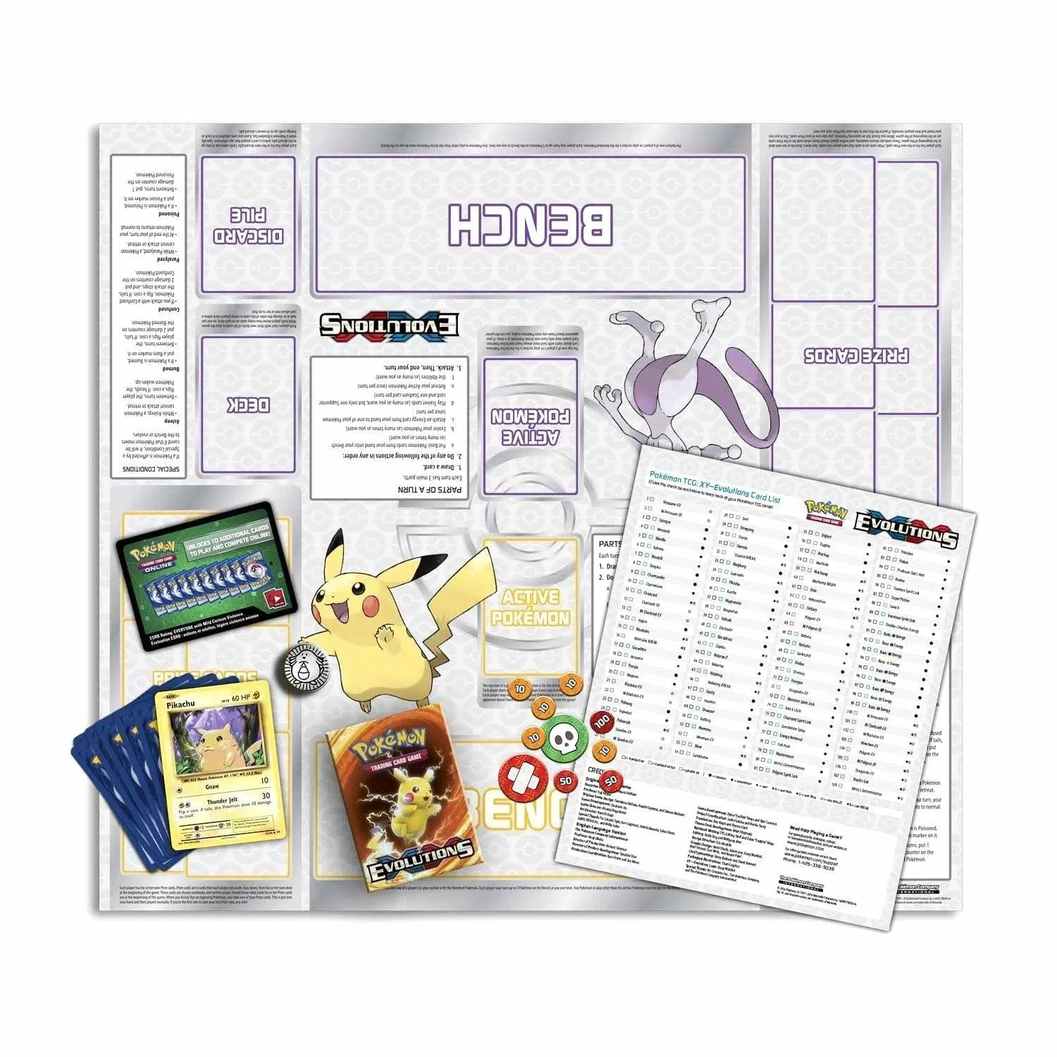 Pokémon TCG [XY: Evolutions] - Pikachu Power Theme Deck (Pikachu) - Image 5