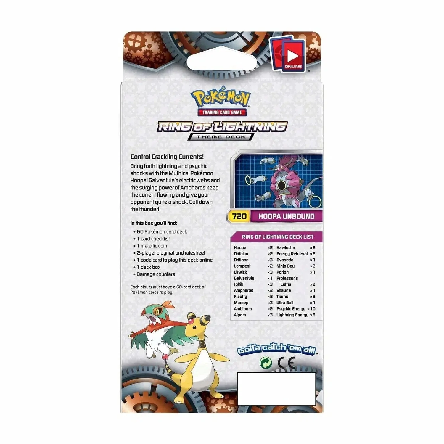 Pokémon TCG [XY: Steam Siege] - Ring of Lightning Theme Deck (Hoopa) - Image 2