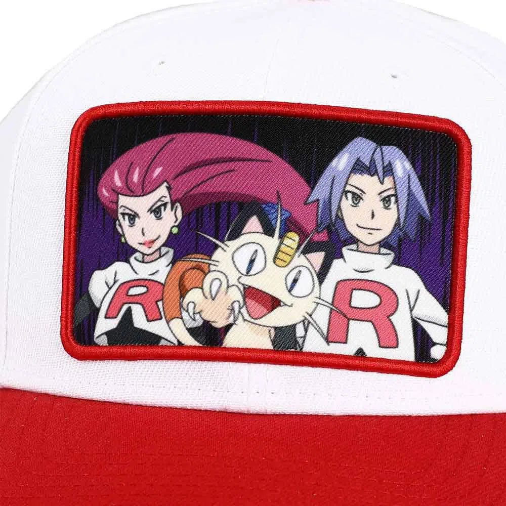 Pokémon - Team Rocket Patch Snapback Hat (Sublimated, Pre-Curved Bill) - Bioworld - Image 5