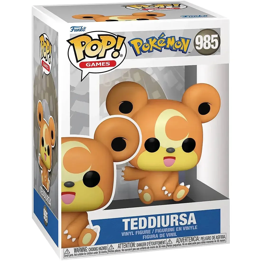 Pokémon - Teddiursa Figure (3.3") - Funko - Pop! Games Series (985)