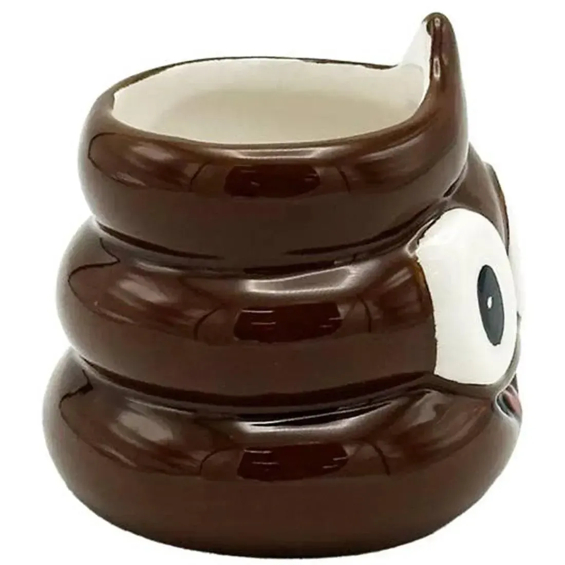 Poop Emoji Shot Glass Gag Gift (Ceramic) - Island Dogs - Image 3