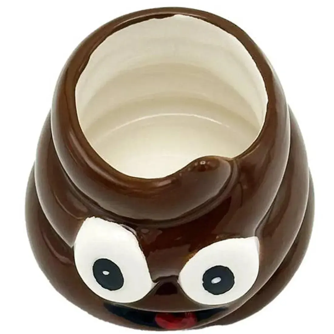 Poop Emoji Shot Glass Gag Gift (Ceramic) - Island Dogs - Image 4