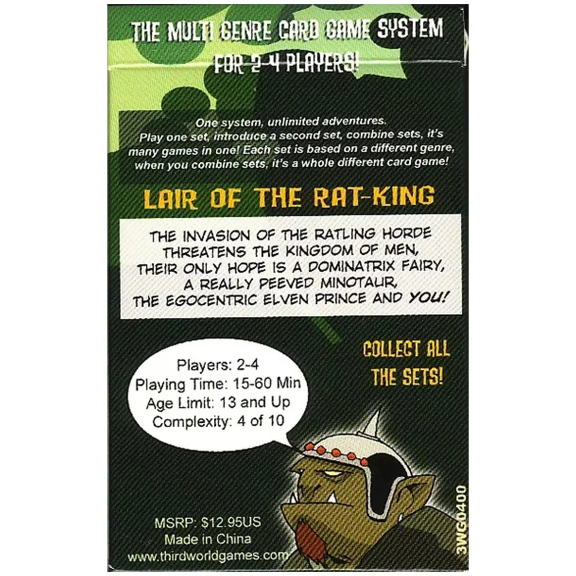 Portable Adventures: Lair of the Rat-King (Set 01) - Deck-Building Fantasy Board Game for Adults (2-4 Players, Ages 13+) - Third World Games - Image 3