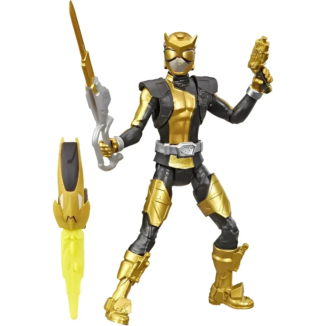 Power Rangers Beast Morphers - Gold Ranger Action Figure (6") - Hasbro - Image 2