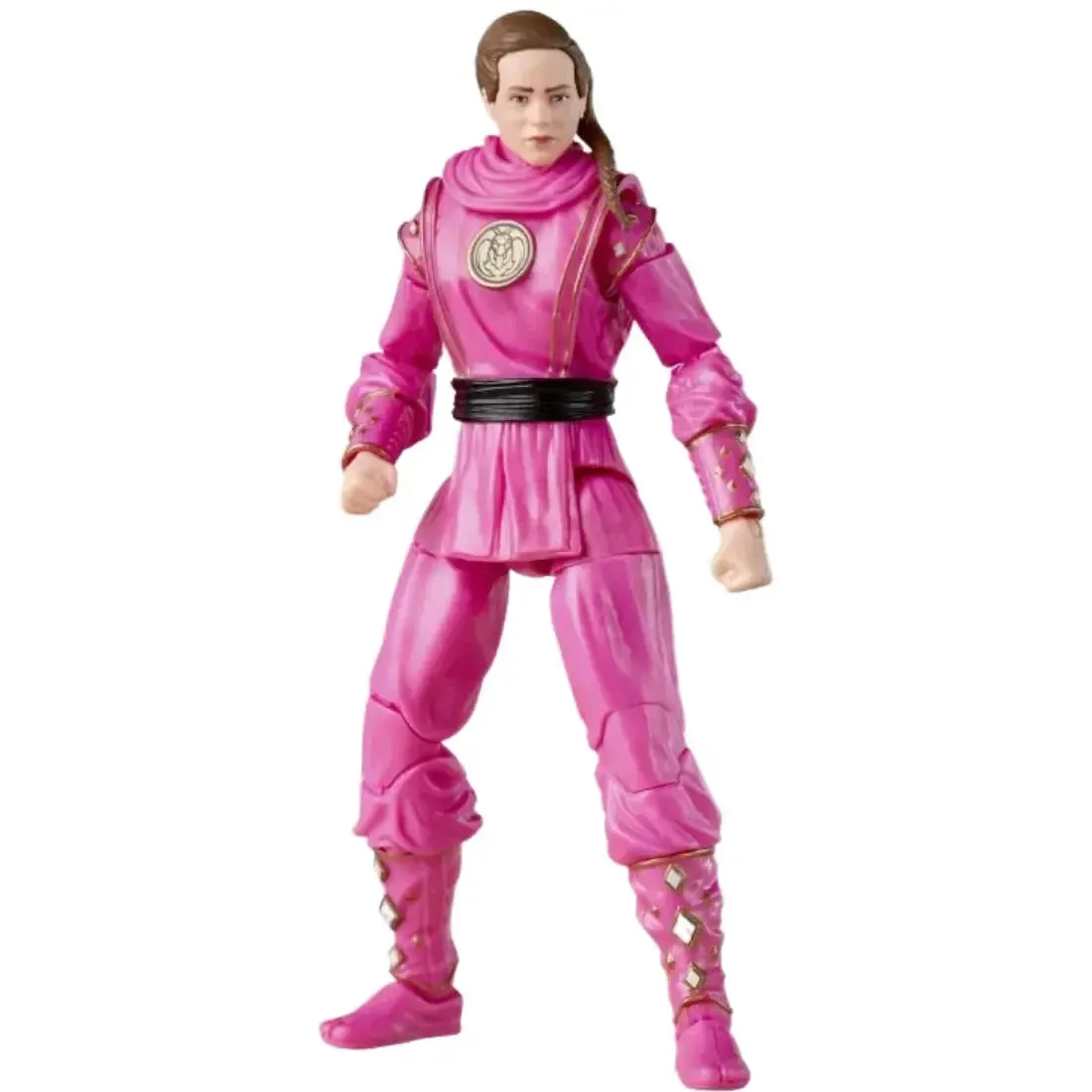 Power Rangers x Cobra Kai - Pink Mantis Ranger Outfit Morphed Samantha Larusso (6") - Hasbro - Lightning Collection Series - Image 5