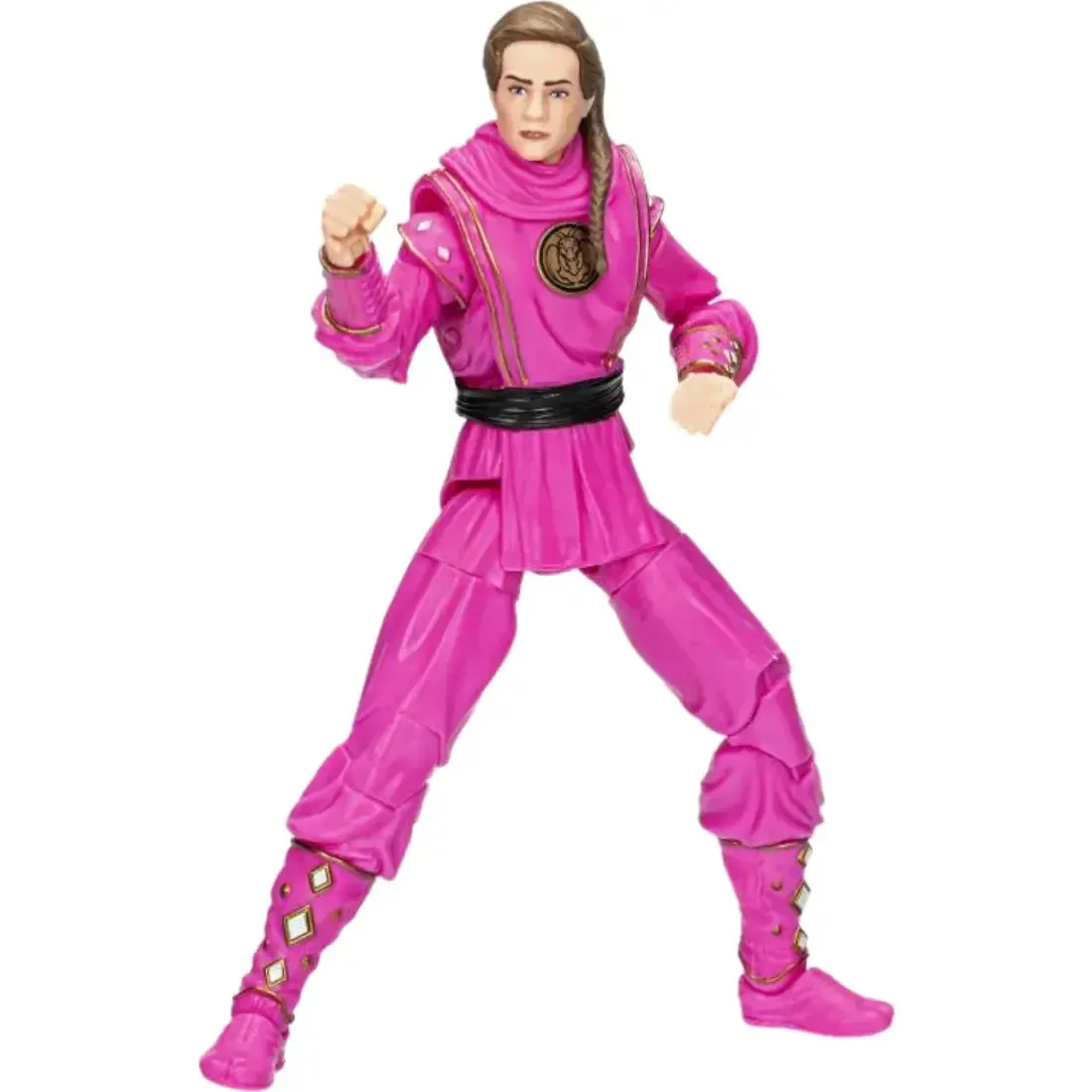 Power Rangers x Cobra Kai - Pink Mantis Ranger Outfit Morphed Samantha Larusso (6") - Hasbro - Lightning Collection Series - Image 7