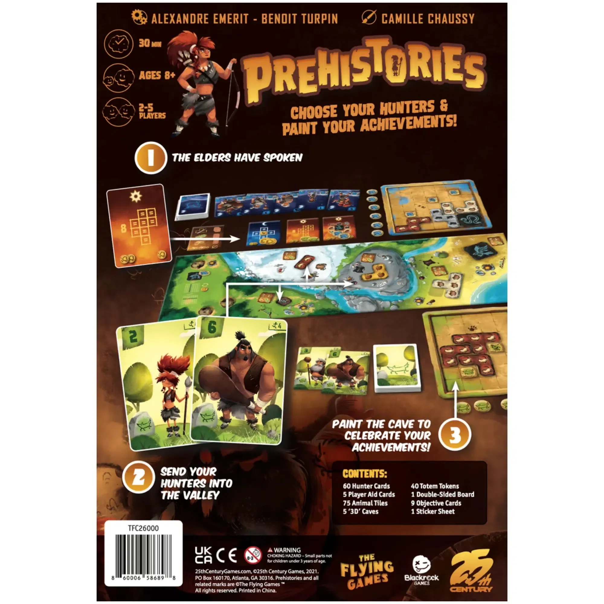 Prehistories - Tile Placement Civilization Board Game for Family, Adults, and Children (2-5 Players, Ages 8+) - 25th Century Games - Image 3
