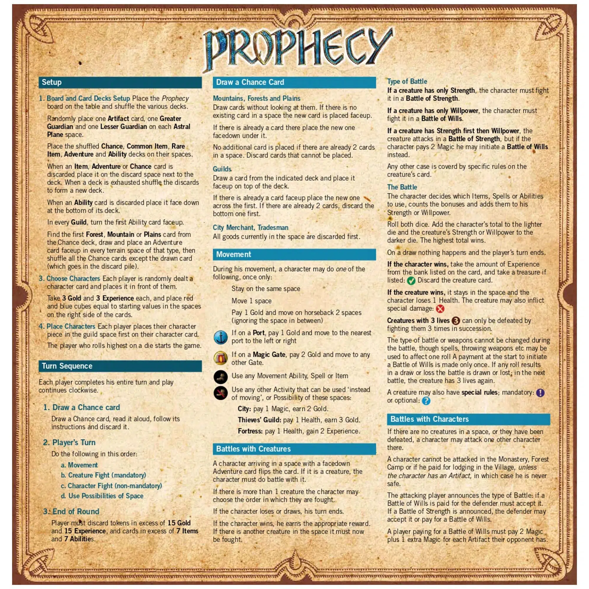 Prophecy - Board Game - Z-Man Games - Image 7