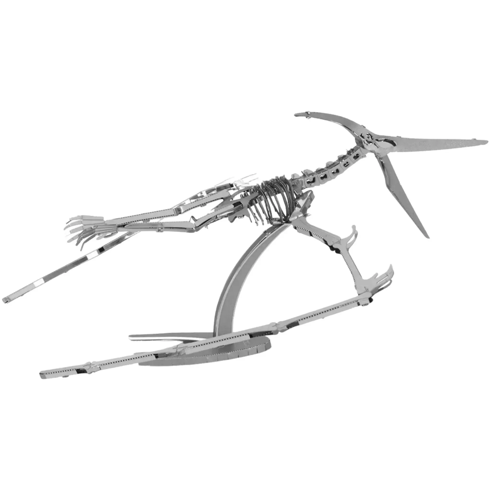 Pteranodon Prehistoric Dinosaur Skeleton Figure Model Kit (Steel, Moderate Difficulty) - Fascinations - Metal Earth Series - (2022) - Image 4