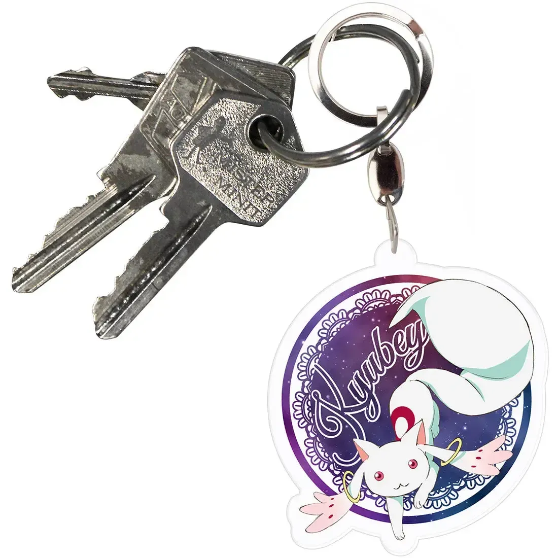 Puella Magi Madoka Magica - Kyubey Keychain (2", Acrylic) - ABYstyle - Image 4