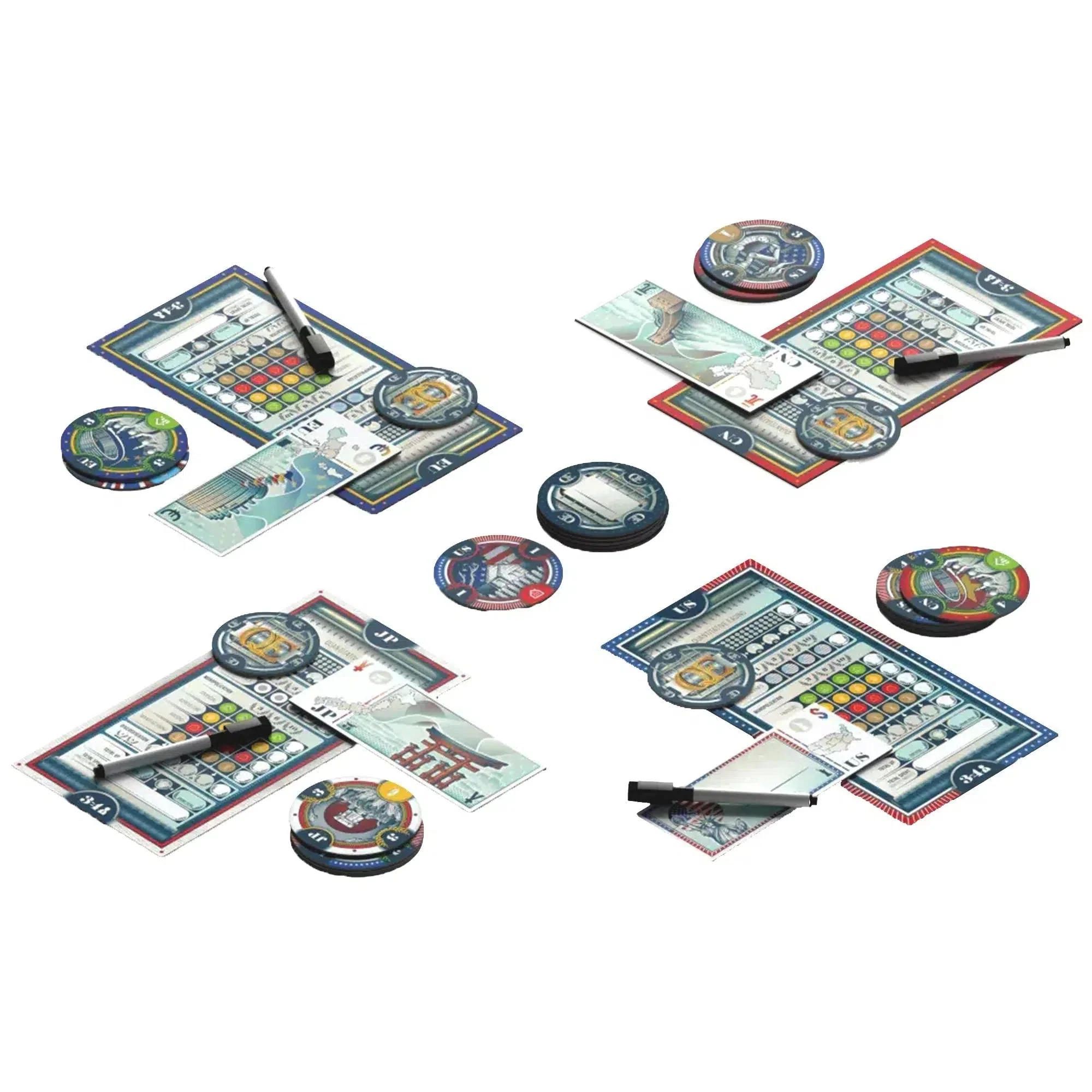 QE - Economic Finance Board Game for Family, and Adults (3-5 Players, Ages 12+) - Allplay - Image 4