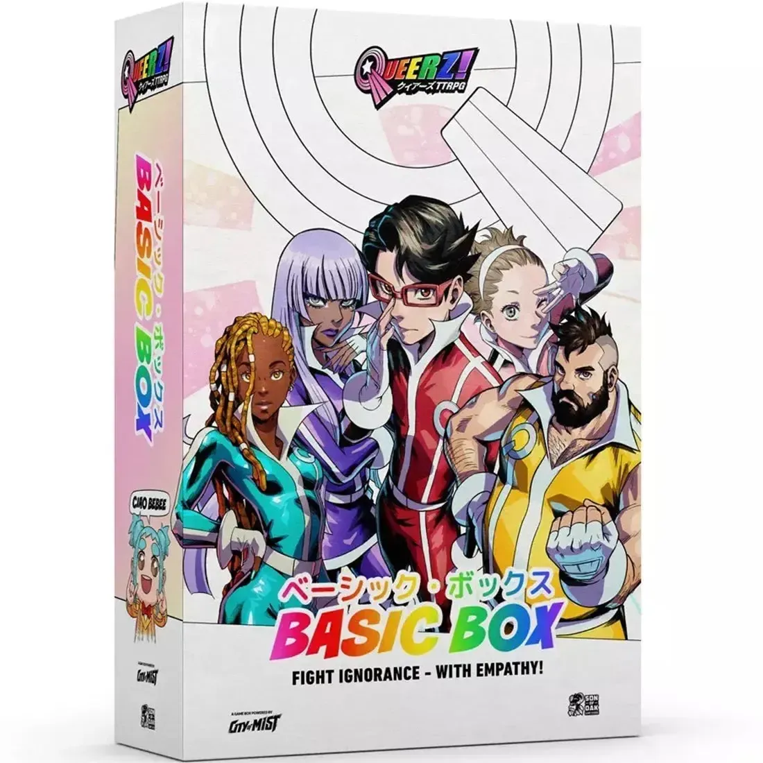 QUEERZ! - Cooperative Fantasy Tabletop Role-Playing Game for Family (2-4 Players, Ages 12+) - Japanime Games