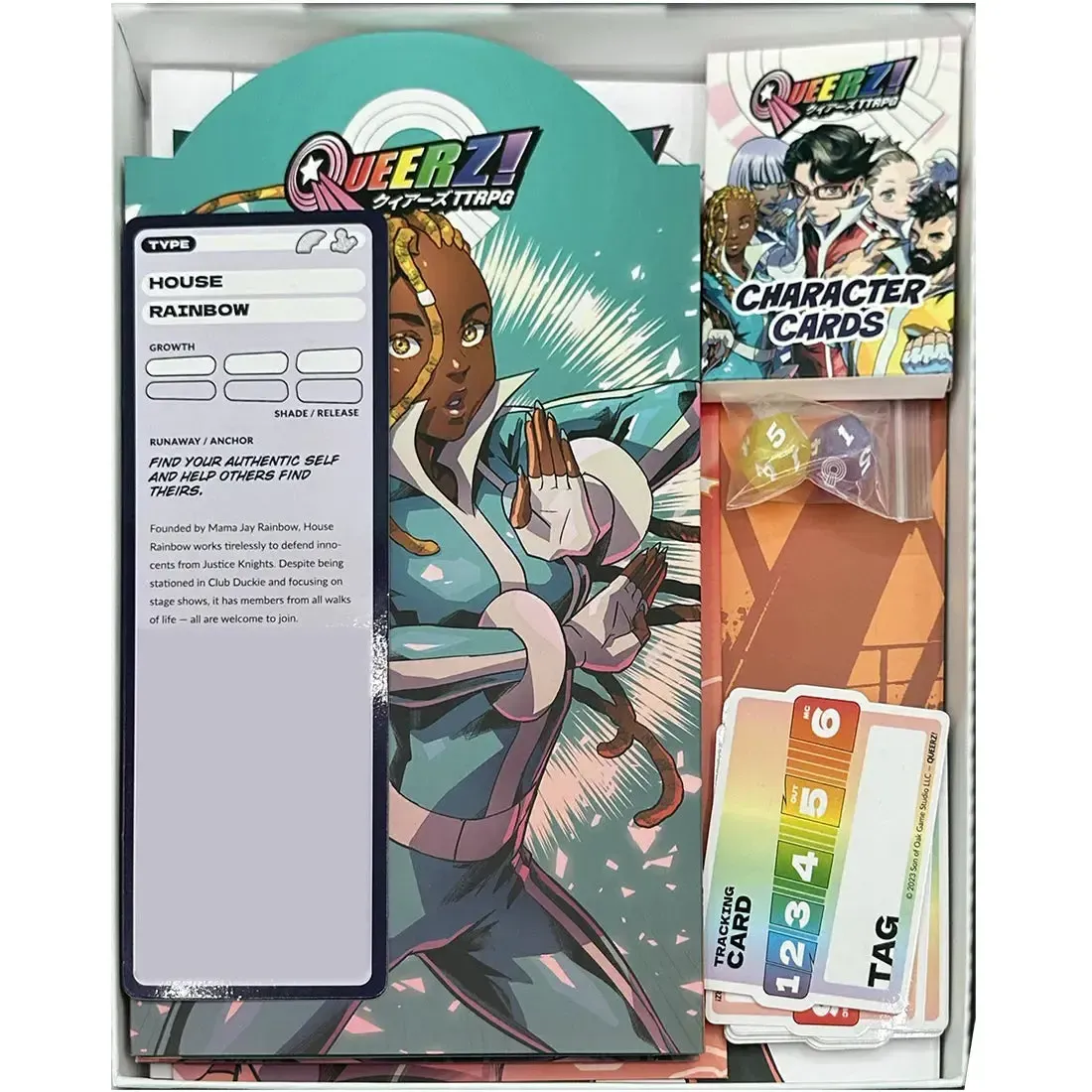 QUEERZ! - Cooperative Fantasy Tabletop Role-Playing Game for Family (2-4 Players, Ages 12+) - Japanime Games - Image 2