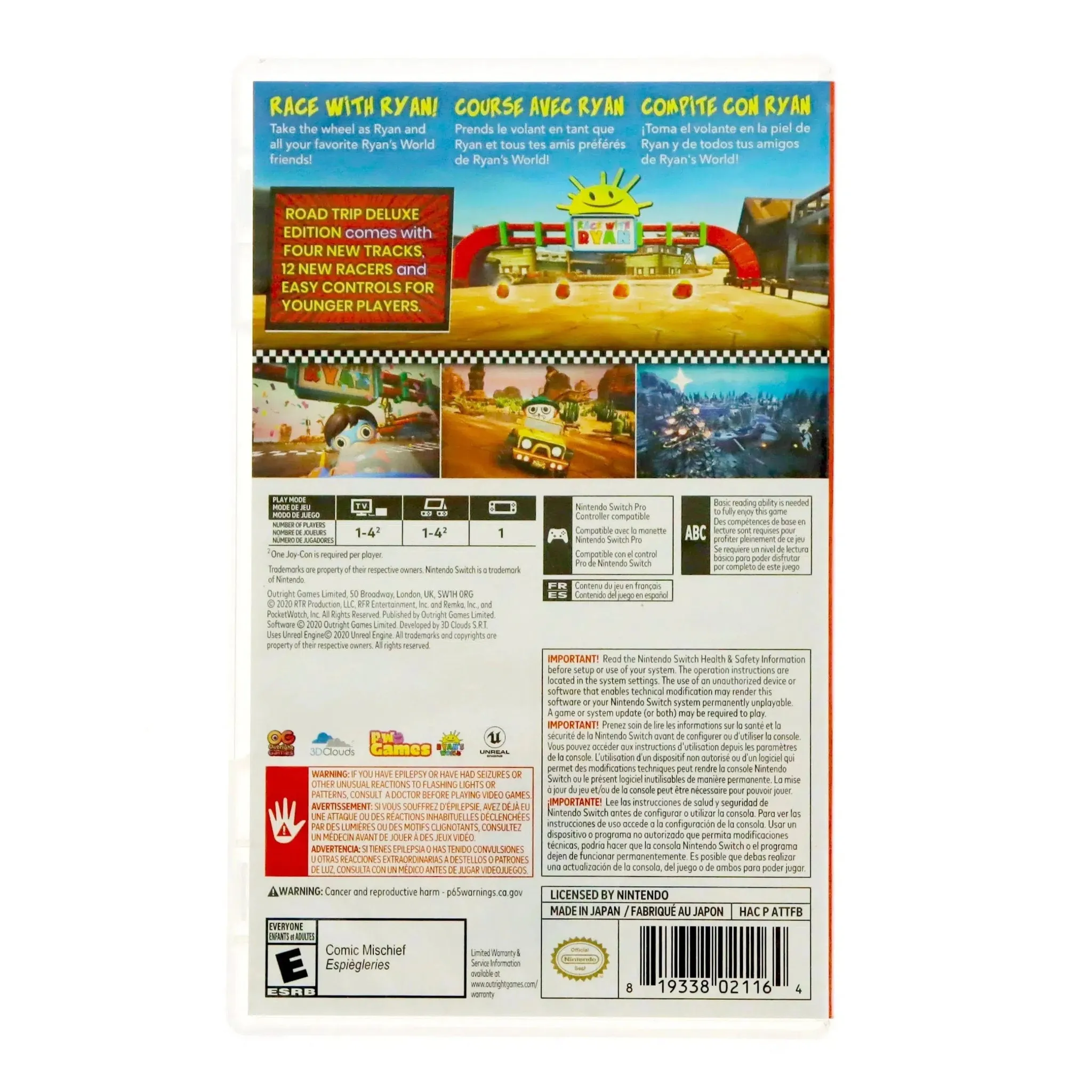 Race With Ryan: Road Trip Deluxe Edition - Nintendo Switch - Image 3