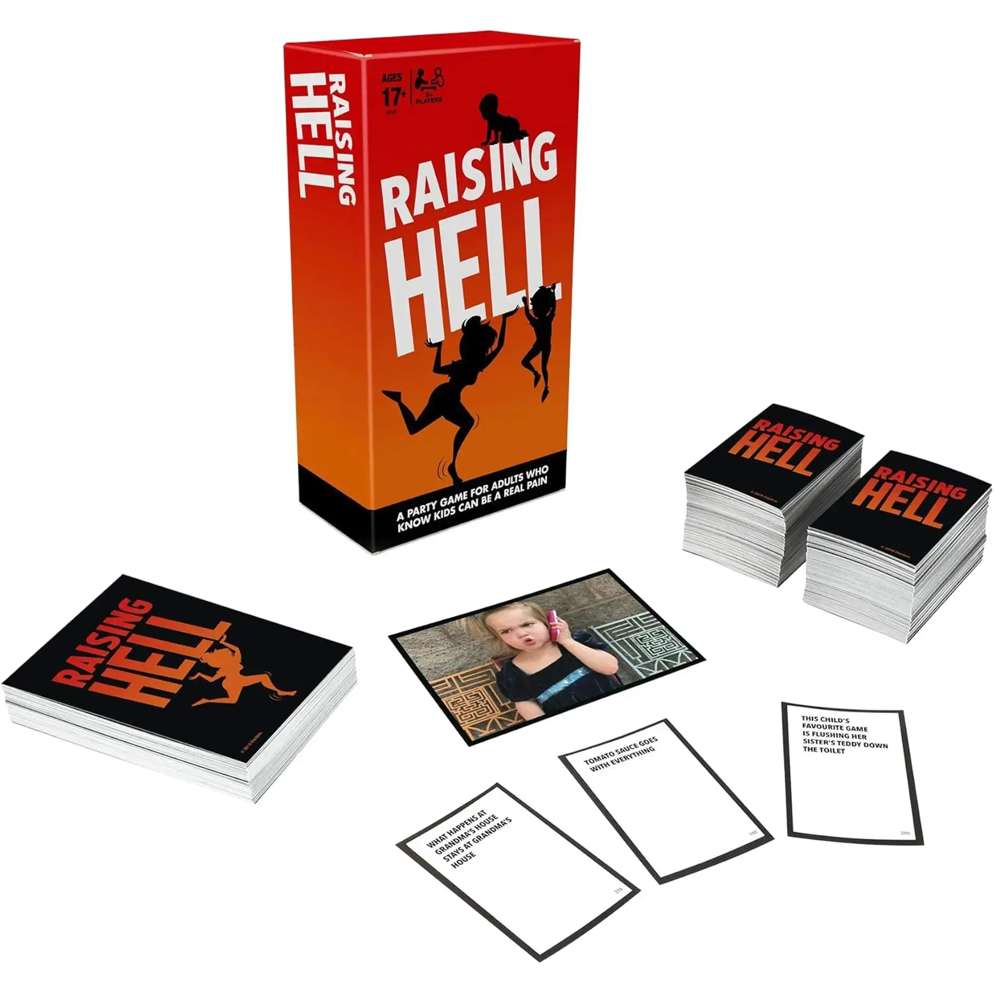 Raising Hell - Funny Party Card Game for Adults (3+ Players, Ages 17+) - Hasbro - Image 2