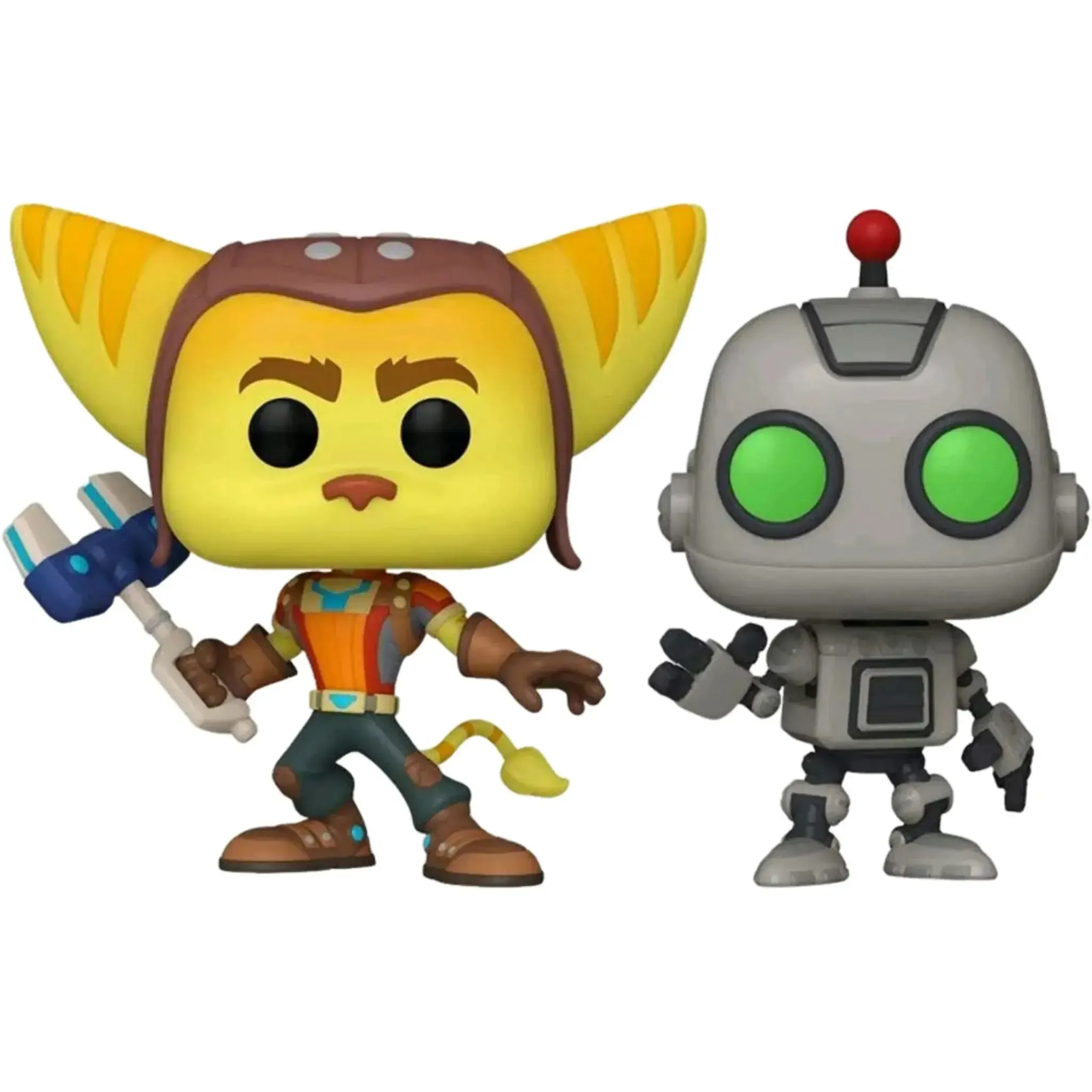 Ratchet & Clank - Ratchet & Clank 2-Pack Figure Set (3.75") - Funko - Pop! Games Series, GameStop Exclusive - (2020) - Image 2