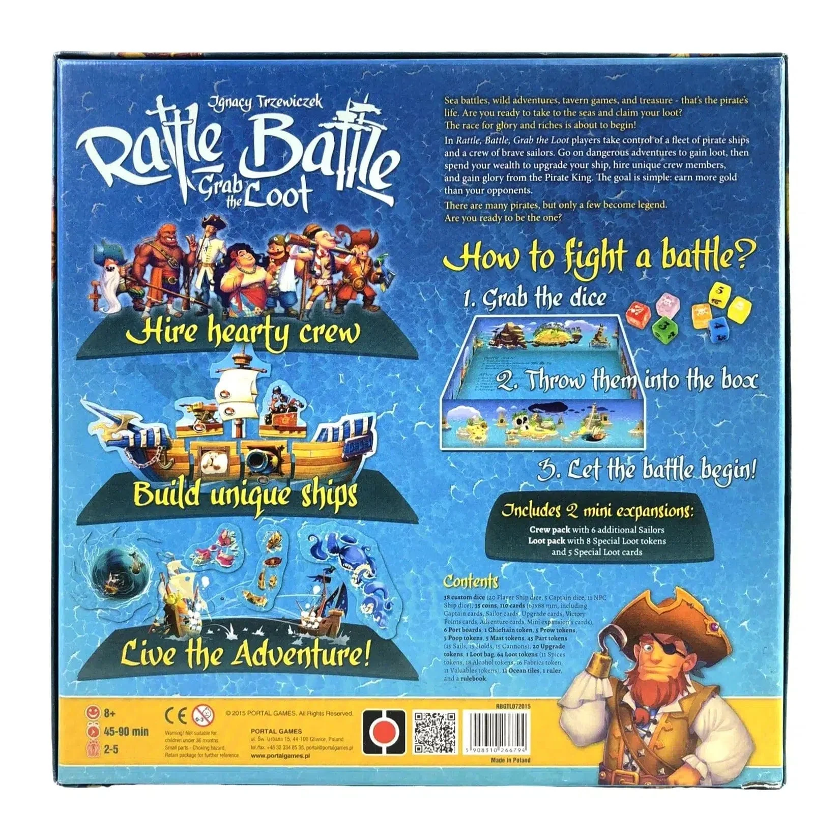 Rattle, Battle, Grab the Loot - Board Game - Portal Games - Image 7