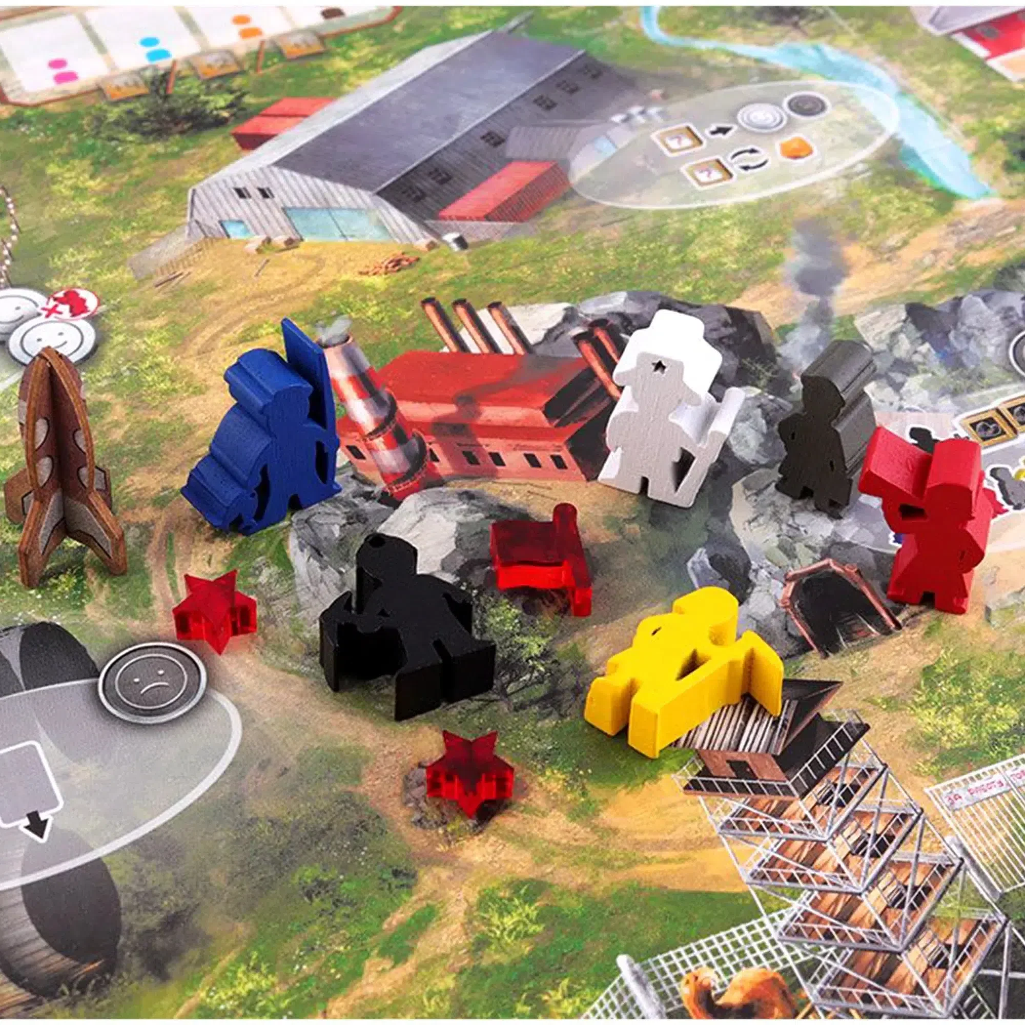 Red Outpost - Worker Placement Civilization Board Game for Family, and Adults (1-4 Players, Ages 10+) - Imperial Publishing - Image 5