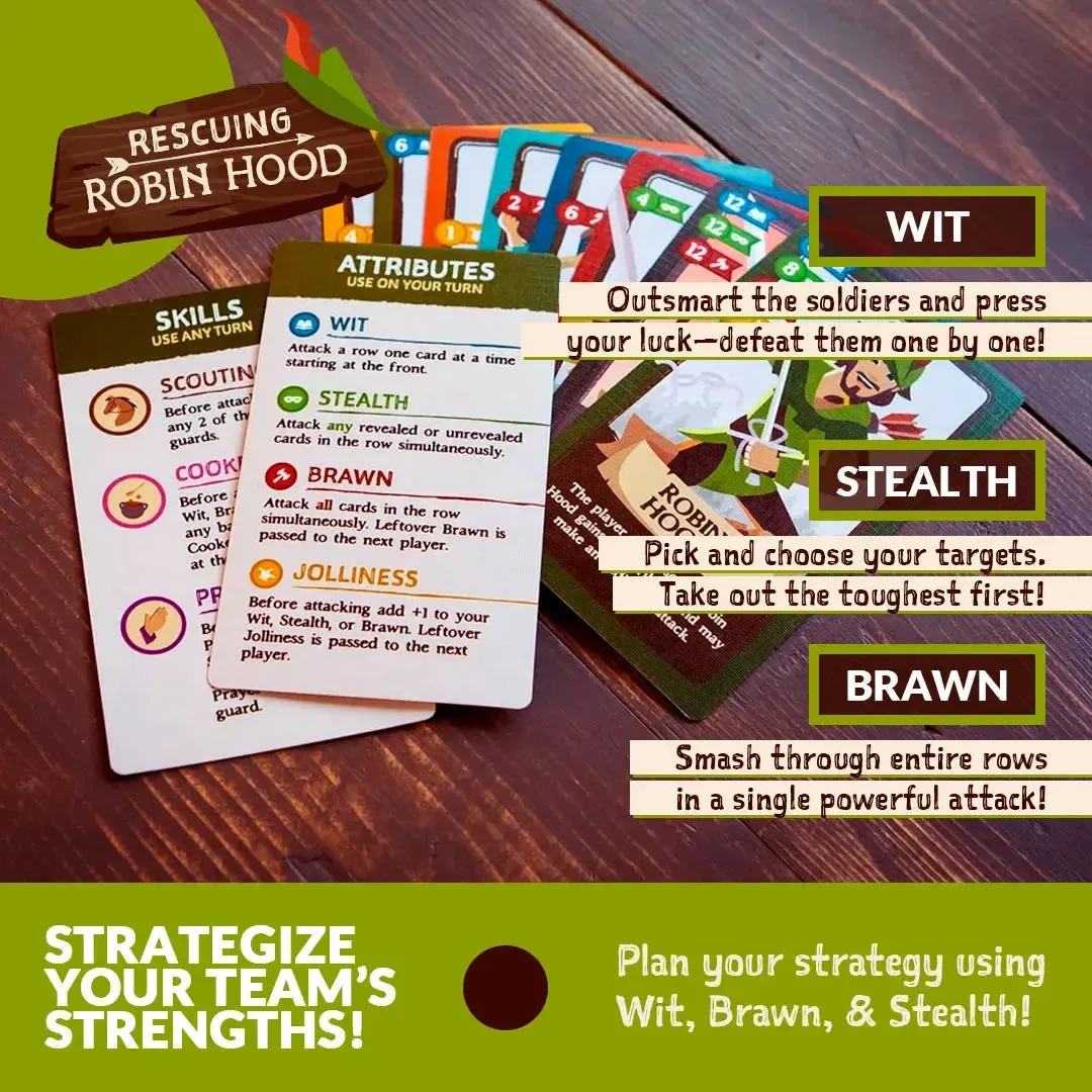 Rescuing Robin Hood - Cooperative Fantasy Board Game for Family, Adults & Children (1-5 Players, Ages 10+) - Image 4