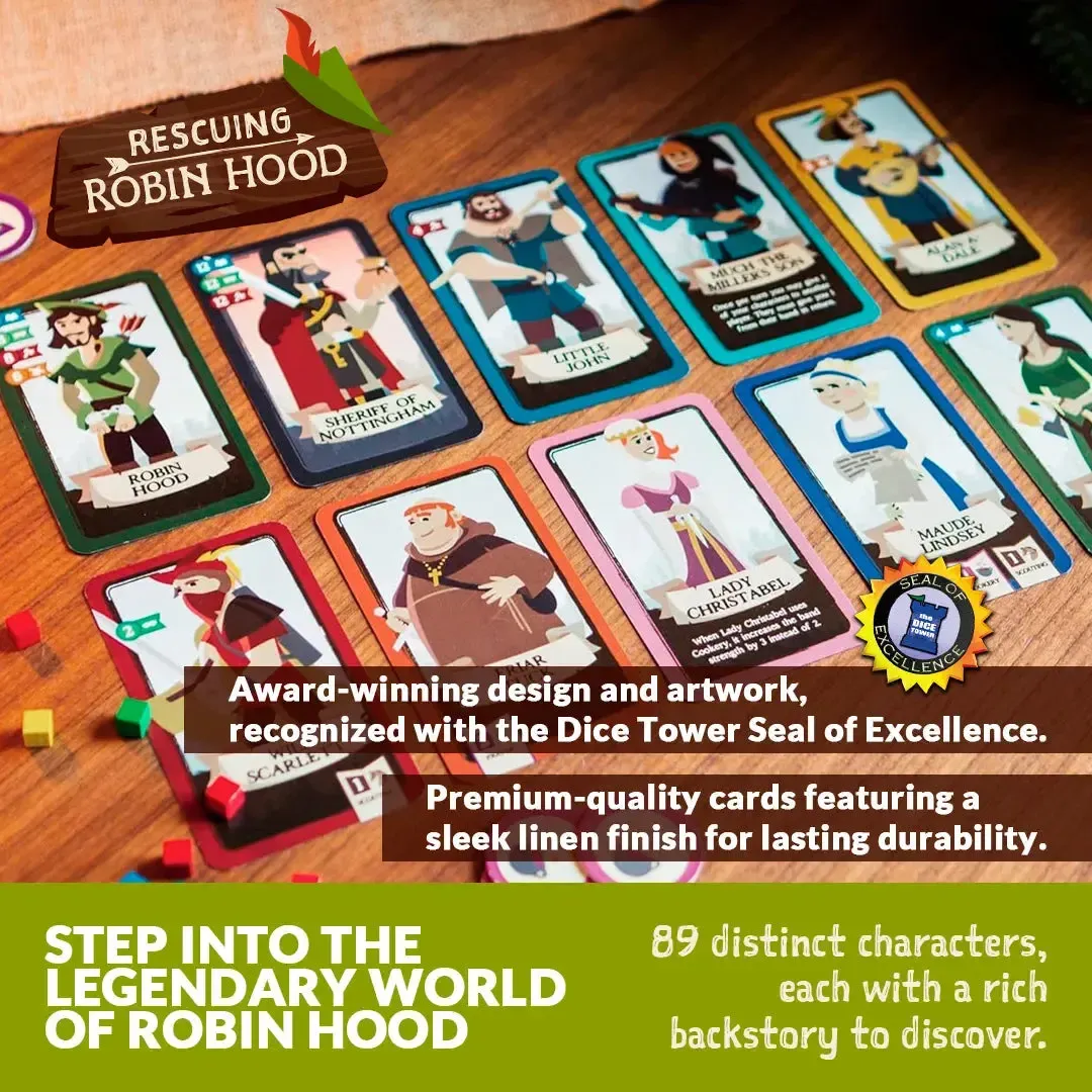 Rescuing Robin Hood - Cooperative Fantasy Board Game for Family, Adults & Children (1-5 Players, Ages 10+) - Image 5