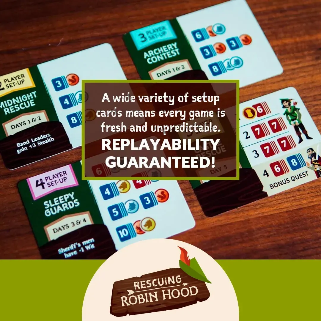 Rescuing Robin Hood - Cooperative Fantasy Board Game for Family, Adults & Children (1-5 Players, Ages 10+) - Image 7
