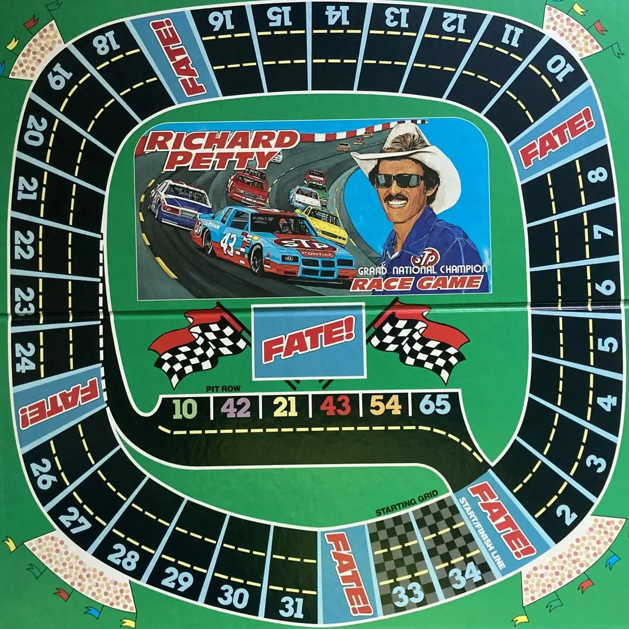 Richard Petty: Grand National Champion Race Game - Dice-Based Racing Board Game for Family (2-6 Players, Ages 8+) - Bill Ellis Associates Ltd. - Image 2