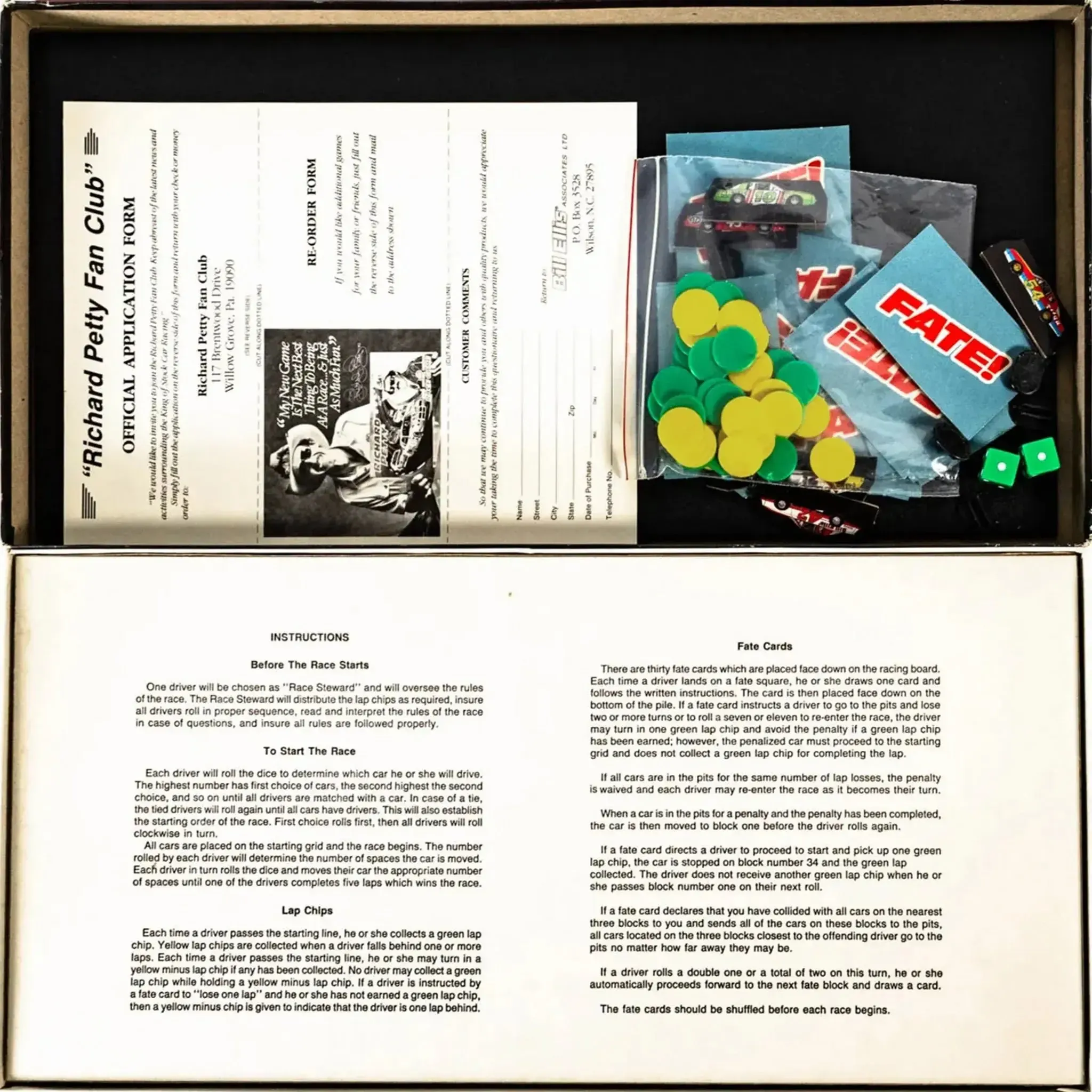 Richard Petty: Grand National Champion Race Game - Dice-Based Racing Board Game for Family (2-6 Players, Ages 8+) - Bill Ellis Associates Ltd. - Image 4