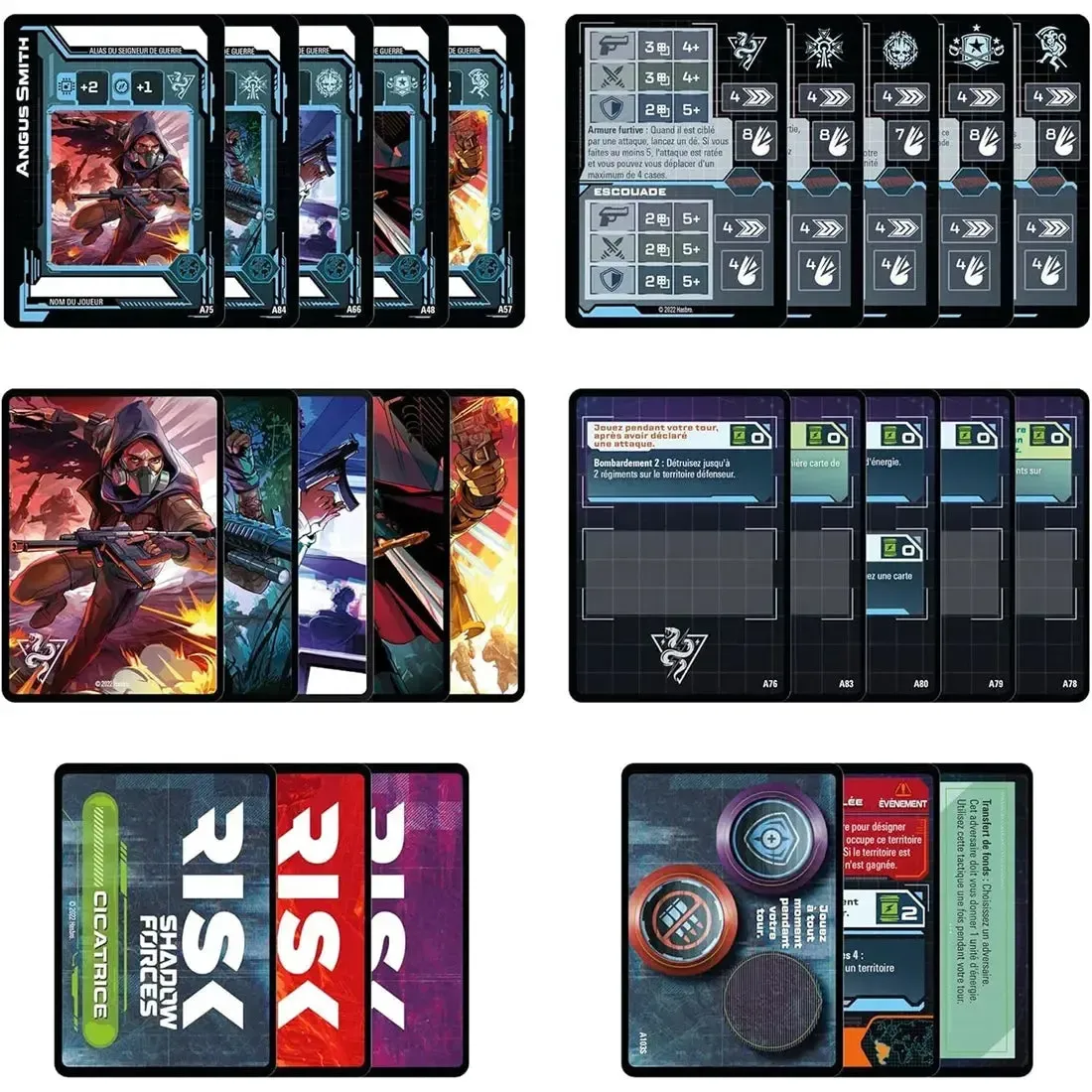 Risk: Shadow Forces Edition - Strategy War Board Game for Adults (3-5 Players, Ages 13+) - Hasbro Gaming - Image 4