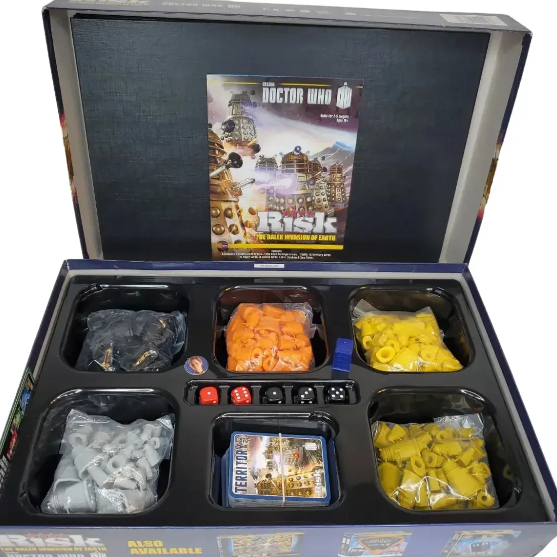 Risk: The Dalek Invasion of Earth [Doctor Who] - Area Control War Board Game for Family and Adults (2-5 Players, Ages 10+) - USAopoly - Image 4