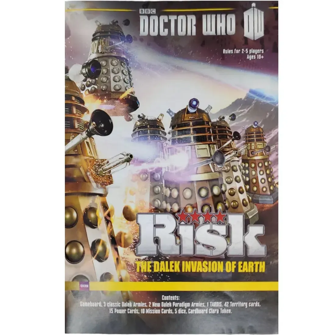 Risk: The Dalek Invasion of Earth [Doctor Who] - Area Control War Board Game for Family and Adults (2-5 Players, Ages 10+) - USAopoly - Image 7