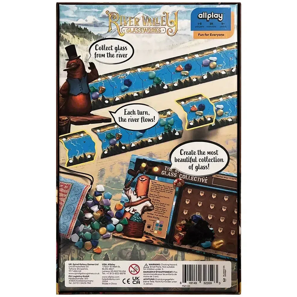 River Valley Glassworks - Tile Placement Woodland Animal Board Game for Family, Adults, and Children (1-5 Players, Ages 7+) - Allplay - Image 3
