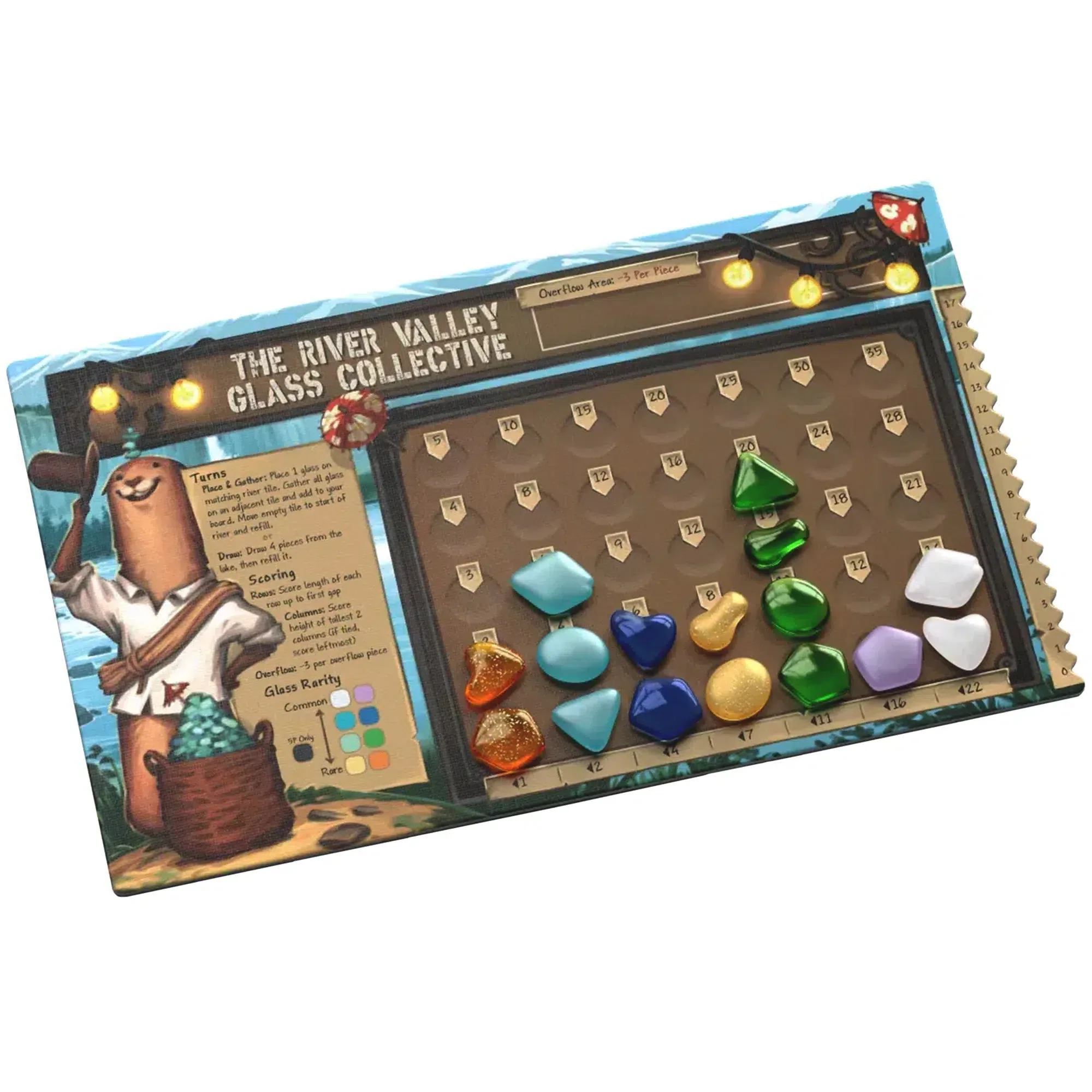 River Valley Glassworks - Tile Placement Woodland Animal Board Game for Family, Adults, and Children (1-5 Players, Ages 7+) - Allplay - Image 6
