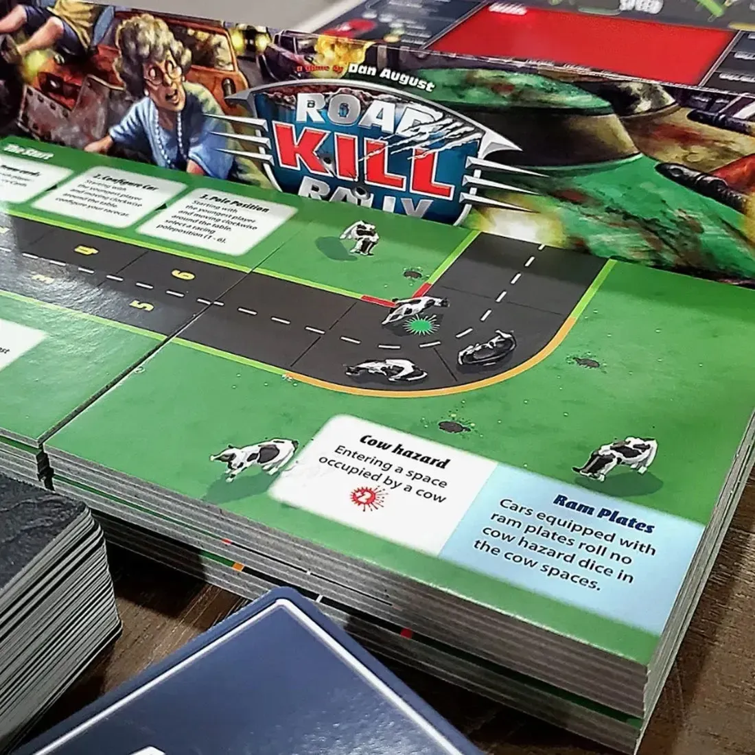 Road Kill Rally - Competitive Racing Board Game for Adults (3-6 Players, Ages 13+) - Z-Man Games - Image 8