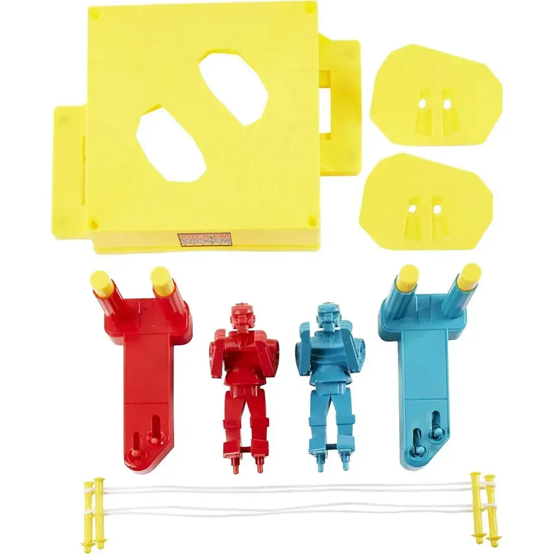 Rock 'Em Sock 'Em Robots: Red Rocker & Blue Bomber - Dexterity Action Game for Family, Adults, and Children (2 Player, Ages 6+) - Mattel Games - Image 2