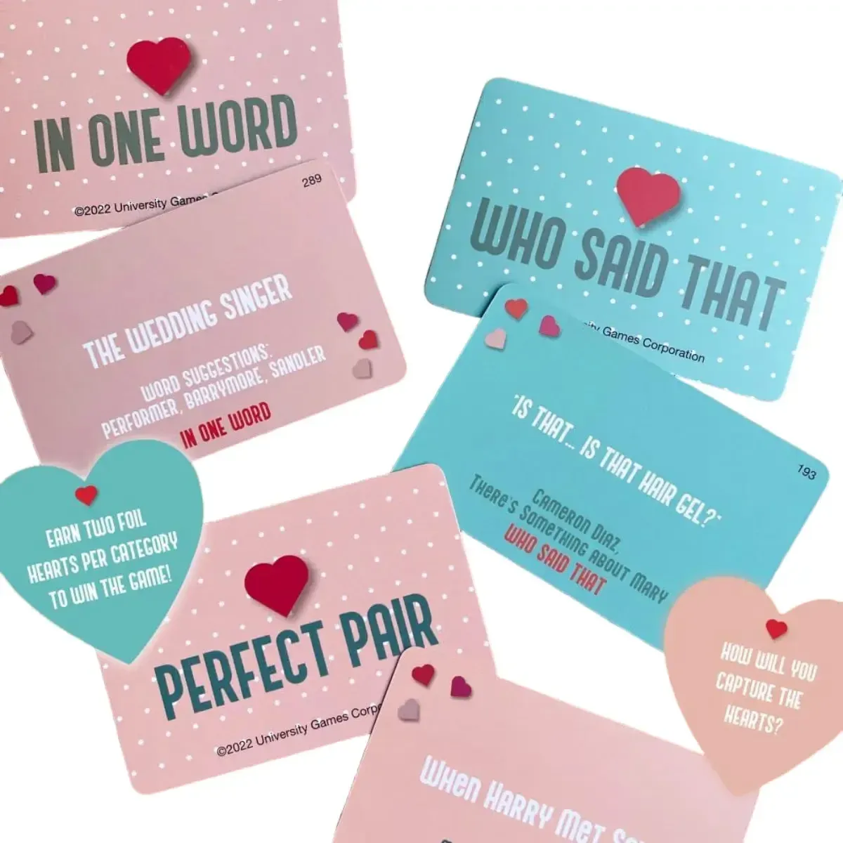 Rom Com: A Trivia Game for a night in - Trivia Romance Board Game for Family, and Adults (4+ Players, Ages 12+) - University Games - Image 5
