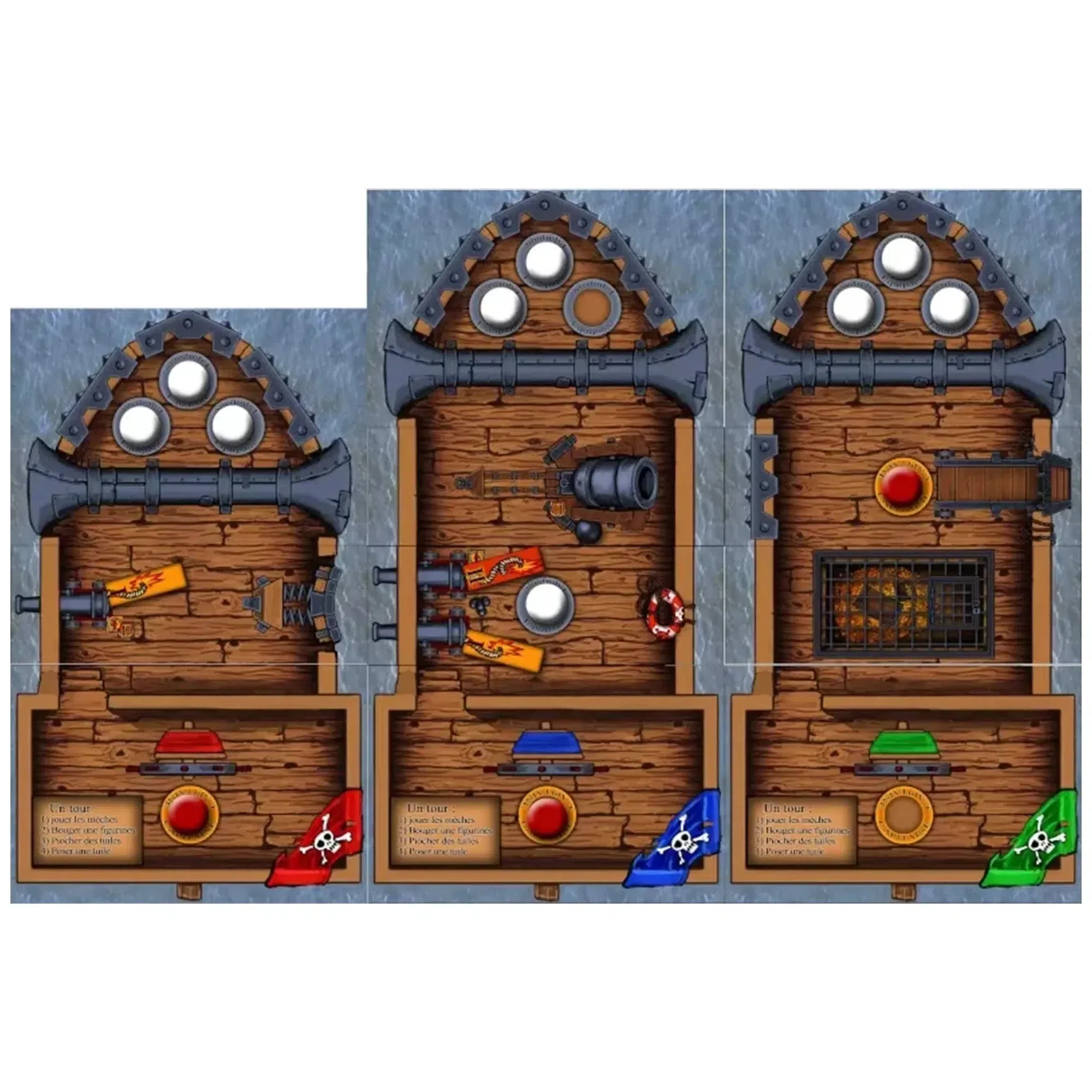 Sabordage - Strategy Pirates Board Game for Family, Adults, and Children (2-5 Players, Ages 12+) - Renegade Game Studios - Image 5