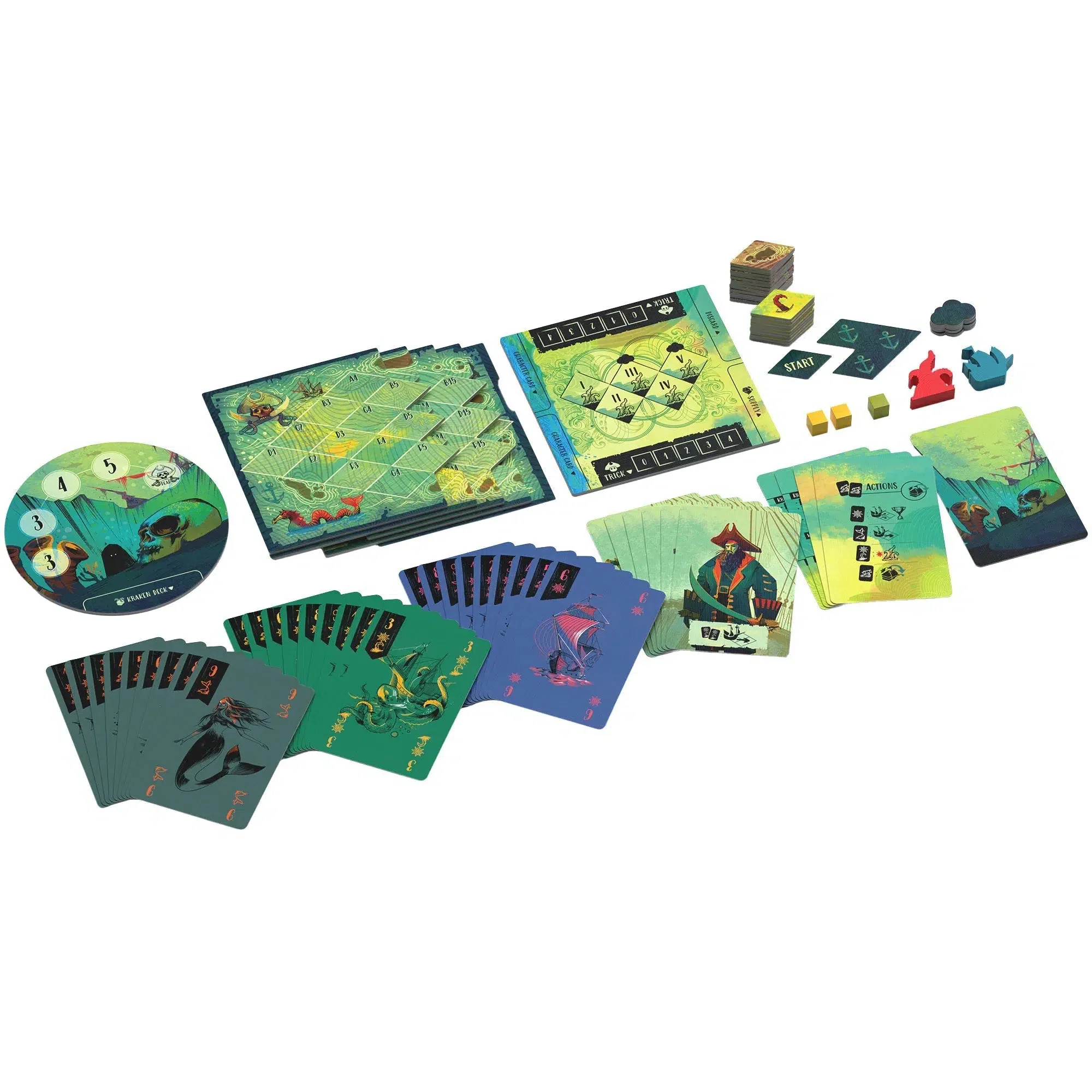 Sail - Cooperative Pirates Board Game for Family, Adults, and Children (2 Players, Ages 11+) - Allplay - Image 2