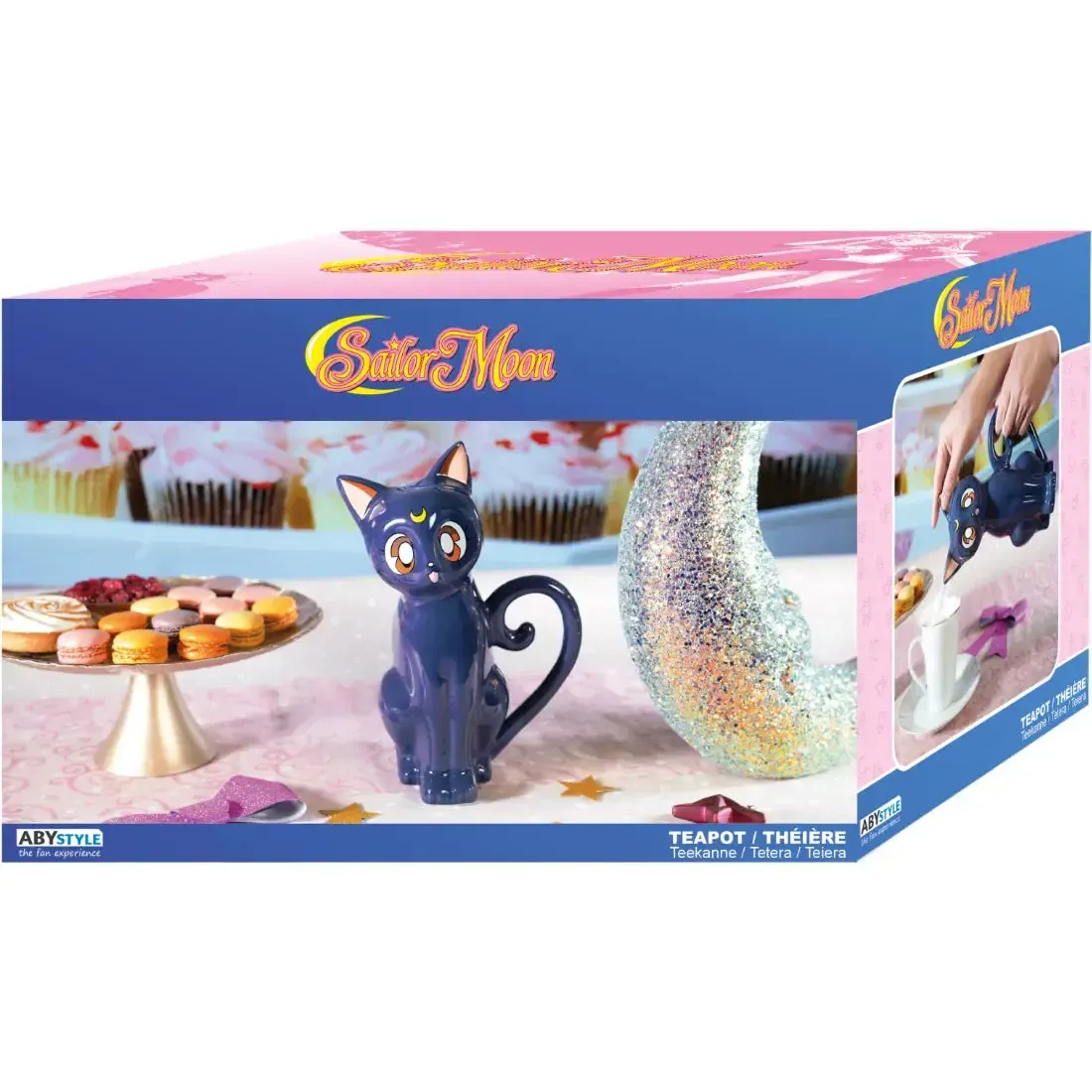 Sailor Moon - Luna Sculpted 3D Teapot (Ceramic, 33.8 oz) - ABYstyle