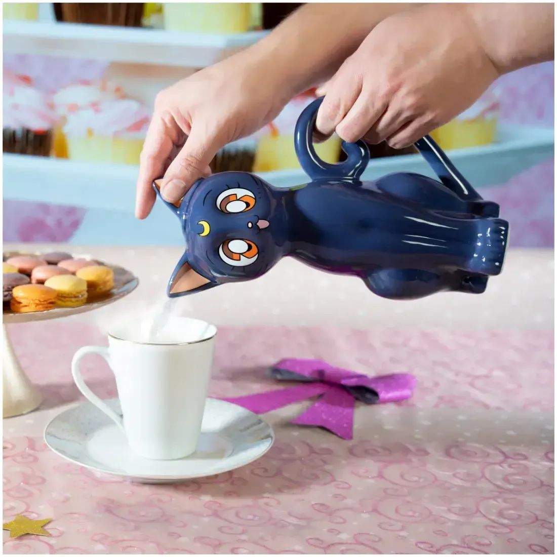 Sailor Moon - Luna Sculpted 3D Teapot (Ceramic, 33.8 oz) - ABYstyle - Image 8