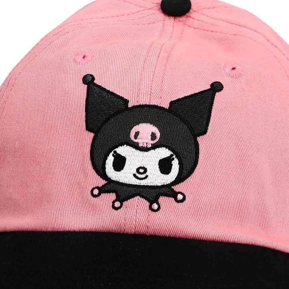 Sanrio [Hello Kitty] - Kuromi Hat (Pink, Embroidered, Contrast Bill) - Bioworld - Image 5